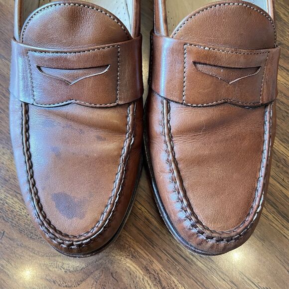 Allen Edmonds Cameron USA Made Mens 10.5 D Leather Penny Loafers Casual Shoes main image 7